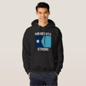 Sweat à capuche pour hommes Minnesota Strong (Devant entier)