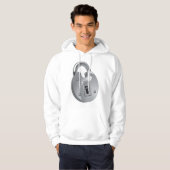 Sweat à capuche pour hommes Sécurité Cadenas (Devant entier)