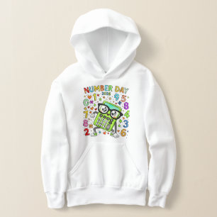 Sweat à capuche pour la Journée des nombres pour e
