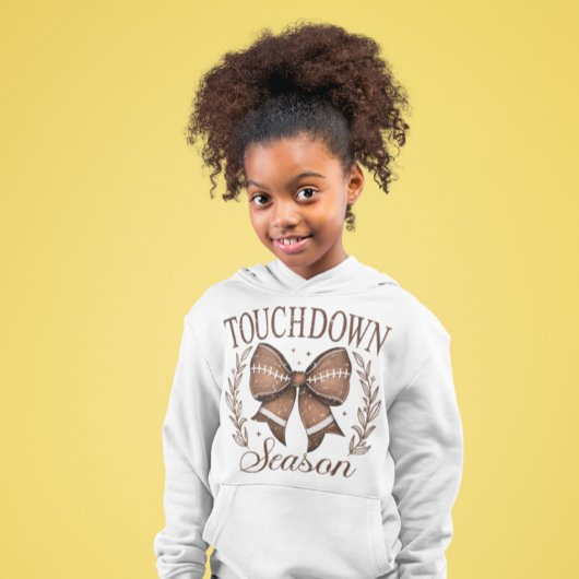 Sweat à capuche pour la saison de touchdown de foo