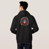 Sweat à capuche pour l'amour de moto (Dos entier)