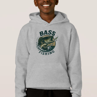 Sweat à capuche pour pêche au bass