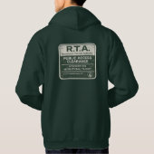 Sweat à capuche R.T.A. d'accès public (Dos)