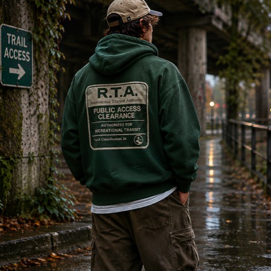 Sweat à capuche R.T.A. d'accès public