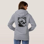 sweat à capuche Santa clause pour femmes (Dos entier)