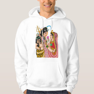 Sweat à capuche Shiva Parvati