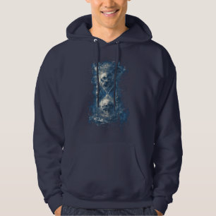 Sweat à capuche Skull Hourglass Gothique Art Sombr