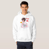 Sweat à capuche Super Boy Level Up Hero Mode pour (Devant entier)