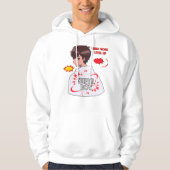 Sweat à capuche Super Boy Level Up Hero Mode pour (Devant)