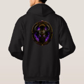 Sweat à capuche Taureau Démoniaque Violet – Dark F (Dos)