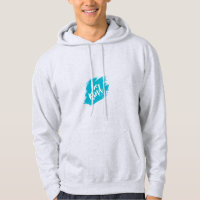 Sweat à capuche turquoise pour hommes - Sweat à ca