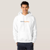 Sweat à capuche unisexe adulte - Blanc (Devant entier)
