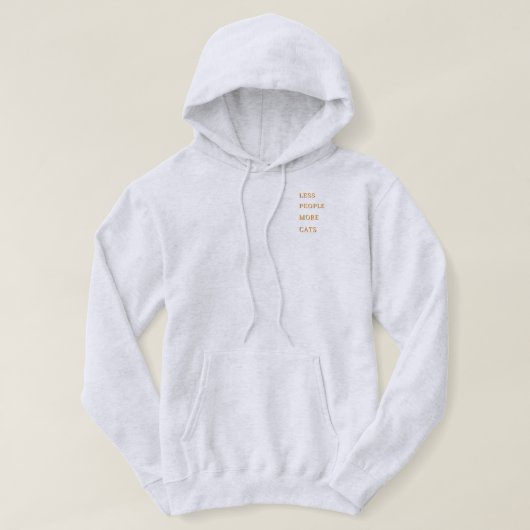 Sweat à capuche unisexe Illustration de chats mign (Design devant)