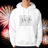 Sweat à capuche unisexe sentiments inspirants pour