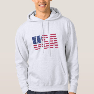 Sweat à capuche USA Stars and Stripes - Esprit Amé