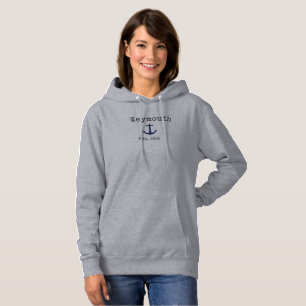 Sweat à capuche Weymouth Massachusetts pour femmes