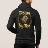 Sweat à capuche zip Down By Ten Logo 2026 (Dos)