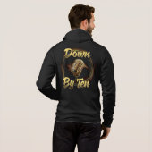 Sweat à capuche zip Down By Ten Logo 2026 (Dos entier)