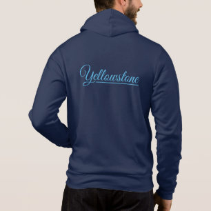 Sweat à capuche zip homme-Yellowstone