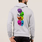 Sweat à capuche zip pour hommes (Dos)