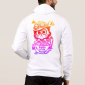 Sweat à capuche zip Steampunk Chat Anime Hommes Dr (Dos)