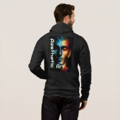 Sweat à capuche zipé pour adulte (Dos entier)