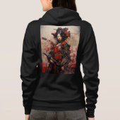 Sweat à capuche zipé pour femme (Dos)