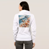 Sweat à capuche zipé pour femme (Dos entier)