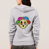Sweat à capuche zipé pour femmes (Dos)