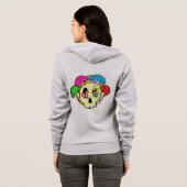 Sweat à capuche zipé pour femmes (Dos entier)