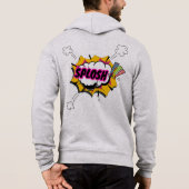Sweat à capuche zipé pour hommes (Dos)