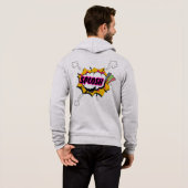 Sweat à capuche zipé pour hommes (Dos entier)