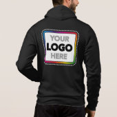 Sweat à capuche zippé avec logo d'entreprise - Imp (Dos)