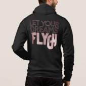 Sweat à capuche zippé de style Motivational Gold (Dos)