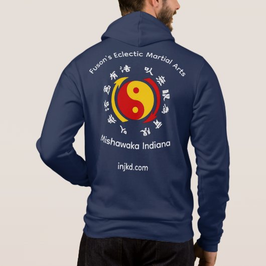 Sweat à capuche zippe Fuson's JKD (Dos)