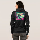 Sweat à capuche zippé pour femme (Dos entier)