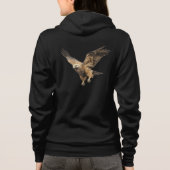 Sweat à capuche zippé pour femme (Dos)