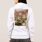 Sweat à capuche zippé pour femme (Dos)