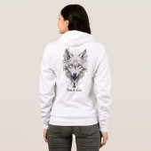 Sweat à capuche zippé pour femme (Dos entier)