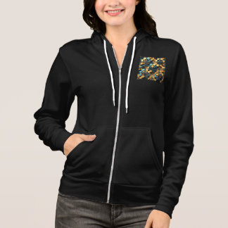 Sweat à capuche zippé pour femme