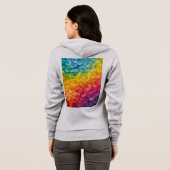 Sweat à capuche zippé pour femme (Dos entier)