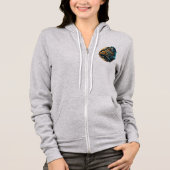 Sweat à capuche zippé pour femme (Devant)