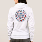 Sweat à capuche zippé pour femme (Dos)