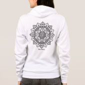 Sweat à capuche zippé pour femme (Dos)