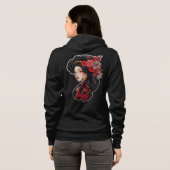 Sweat à capuche zippé pour femme (Dos entier)