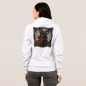 Sweat à capuche zippé pour femme (Dos entier)