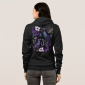 Sweat à capuche zippé pour femme (Dos entier)