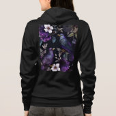 Sweat à capuche zippé pour femme (Dos)