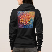 Sweat à capuche zippé pour femme (Dos)