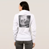 Sweat à capuche zippé pour femme (Dos entier)